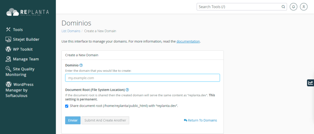 dominio web hosting eco